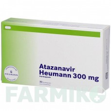 АТАЗАНАВІР (ATAZANAVIR) 300 мг капсули 30 шт - Атазанавір HEUMANN PHARMA