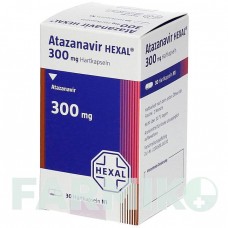 АТАЗАНАВИР (ATAZANAVIR) 300 мг капсулы 30 шт - Атазанавир HEXAL