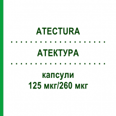 АТЕКТУРА (ATECTURA) 125 мкг/260 мкг капсули 3x30 шт - Індакатерол, Мометазон EURIMPHARM