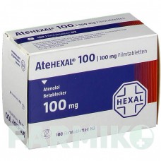 АТЕГЕКСАЛ (ATEHEXAL) 100 таблетки 100 шт - Атенолол HEXAL