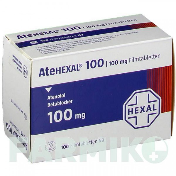 АТЕГЕКСАЛ (ATEHEXAL) 100 таблетки 100 шт - Атенолол HEXAL