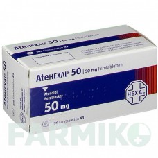 АТЕГЕКСАЛ (ATEHEXAL) 50 таблетки 100 шт - Атенолол HEXAL