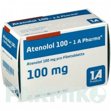 АТЕНОЛОЛ (ATENOLOL) 100 таблетки 100 шт - Атенолол, Хлорталидон 1 A PHARMA