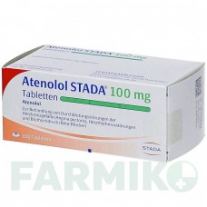 АТЕНОЛОЛ (ATENOLOL) 100 мг таблетки 100 шт - Атенолол STADAPHARM