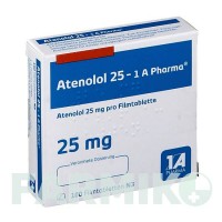АТЕНОЛОЛ (ATENOLOL) 25 таблетки 100 шт - Атенолол, Хлорталідон 1 A PHARMA