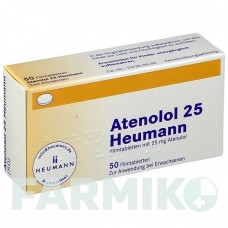 АТЕНОЛОЛ (ATENOLOL) 25 таблетки 50 шт - Атенолол HEUMANN PHARMA