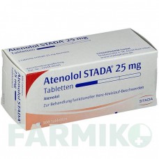 АТЕНОЛОЛ (ATENOLOL) 25 мг таблетки 100 шт - Атенолол STADAPHARM