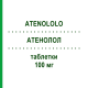 АТЕНОЛОЛ (ATENOLOLO) 100 мг таблетки 42 шт - Атенолол LABORATORI ALTER