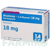АТОМОКС (ATOMOXE) 18 мг капсулы 28 шт - Атомоксетин 1 A PHARMA