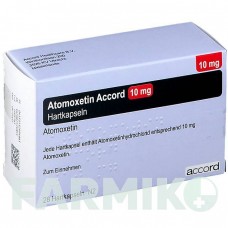 АТОМОКСЕТИН (ATOMOXETIN) 10 мг капсулы 28 шт - Атомоксетин ACCORD HEALTHCARE