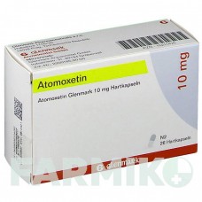 АТОМОКСЕТИН (ATOMOXETIN) 10 мг капсулы 28 шт - Атомоксетин GLENMARK