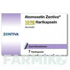 АТОМОКСЕТИН (ATOMOXETIN) 10 мг капсулы 7 шт - Атомоксетин ZENTIVA