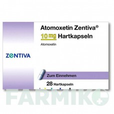 АТОМОКСЕТИН (ATOMOXETIN) 10 мг капсулы 28 шт - Атомоксетин ZENTIVA