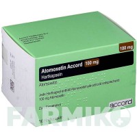АТОМОКСЕТИН (ATOMOXETIN) 100 мг капсулы 56 шт - Атомоксетин ACCORD HEALTHCARE