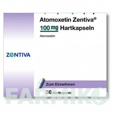 АТОМОКСЕТИН (ATOMOXETIN) 100 мг капсулы 56 шт - Атомоксетин ZENTIVA