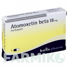 АТОМОКСЕТИН (ATOMOXETIN) 18 мг капсулы 7 шт - Атомоксетин BETAPHARM