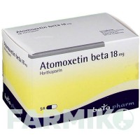 АТОМОКСЕТИН (ATOMOXETIN) 18 мг капсулы 56 шт - Атомоксетин BETAPHARM