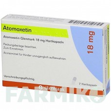 АТОМОКСЕТИН (ATOMOXETIN) 18 мг капсулы 28 шт - Атомоксетин GLENMARK