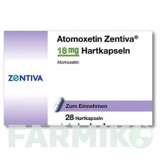 АТОМОКСЕТИН (ATOMOXETIN) 18 мг капсулы 28 шт - Атомоксетин ZENTIVA