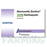 АТОМОКСЕТИН (ATOMOXETIN) 18 мг капсулы 7 шт - Атомоксетин ZENTIVA