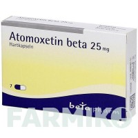 АТОМОКСЕТИН (ATOMOXETIN) 25 мг капсули 7 шт - Атомоксетин BETAPHARM