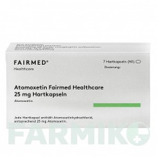АТОМОКСЕТИН (ATOMOXETIN) 25 мг капсули 7 шт - Атомоксетин FAIRMED HEALTHCARE