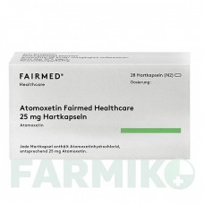 АТОМОКСЕТИН (ATOMOXETIN) 25 мг капсули 28 шт - Атомоксетин FAIRMED HEALTHCARE