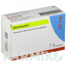 АТОМОКСЕТИН (ATOMOXETIN) 25 мг капсулы 28 шт - Атомоксетин GLENMARK