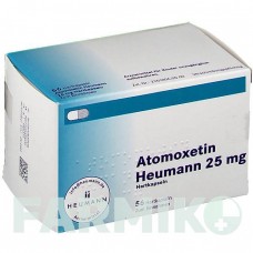АТОМОКСЕТИН (ATOMOXETIN) 25 мг капсулы 28 шт - Атомоксетин HEUMANN PHARMA