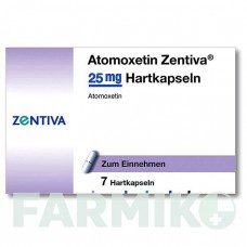 АТОМОКСЕТИН (ATOMOXETIN) 25 мг капсулы 7 шт - Атомоксетин ZENTIVA