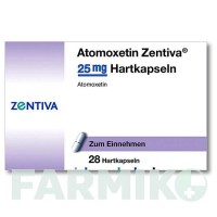 АТОМОКСЕТИН (ATOMOXETIN) 25 мг капсулы 28 шт - Атомоксетин ZENTIVA