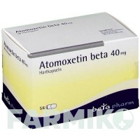АТОМОКСЕТИН (ATOMOXETIN) 40 мг капсули 28 шт - Атомоксетин BETAPHARM