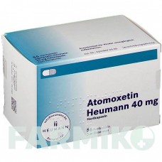 АТОМОКСЕТИН (ATOMOXETIN) 40 мг капсулы 7 шт - Атомоксетин HEUMANN PHARMA