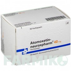 АТОМОКСЕТИН (ATOMOXETIN) 40 мг капсули 56 шт - Атомоксетин NEURAXPHARM