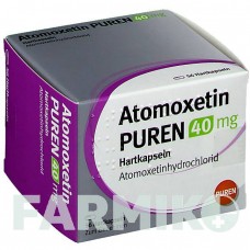 АТОМОКСЕТИН (ATOMOXETIN) 40 мг капсули 7 шт - Атомоксетин PUREN PHARMA