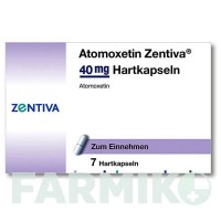 АТОМОКСЕТИН (ATOMOXETIN) 40 мг капсули 7 шт - Атомоксетин ZENTIVA