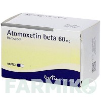 АТОМОКСЕТИН (ATOMOXETIN) 60 мг капсули 98 шт - Атомоксетин BETAPHARM