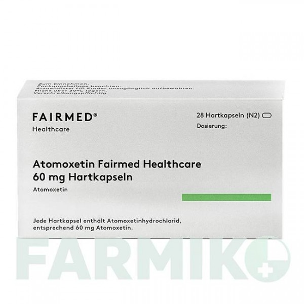 АТОМОКСЕТИН (ATOMOXETIN) 60 мг капсули 28 шт - Атомоксетин FAIRMED HEALTHCARE