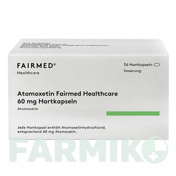 АТОМОКСЕТИН (ATOMOXETIN) 60 мг капсулы 56 шт - Атомоксетин FAIRMED HEALTHCARE
