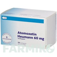 АТОМОКСЕТИН (ATOMOXETIN) 60 мг капсули 56 шт - Атомоксетин HEUMANN PHARMA