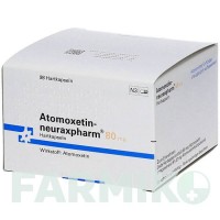 АТОМОКСЕТИН (ATOMOXETIN) 80 мг капсули 98 шт - Атомоксетин NEURAXPHARM