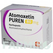 АТОМОКСЕТИН (ATOMOXETIN) 80 мг капсулы 28 шт - Атомоксетин PUREN PHARMA