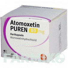 АТОМОКСЕТИН (ATOMOXETIN) 80 мг капсулы 56 шт - Атомоксетин PUREN PHARMA