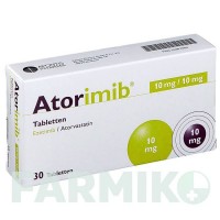 АТОРИМИБ (ATORIMIB) 10 мг/10 мг таблетки 30 шт - Аторвастатин, Эзетимиб APONTIS PHARMA