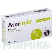 АТОРИМИБ (ATORIMIB) 10 мг/10 мг таблетки 30 шт - Аторвастатин, Эзетимиб APONTIS PHARMA