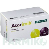 АТОРИМІБ (ATORIMIB) 10 мг/80 мг таблетки 100 шт - Аторвастатин, Езетиміб APONTIS PHARMA