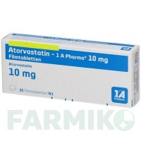 АТОРВАСТАТИН (ATORVASTATIN) 10 мг таблетки 30 шт - Аторвастатин 1 A PHARMA
