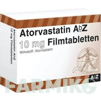 АТОРВАСТАТИН (ATORVASTATIN) 10 мг таблетки 100 шт - Аторвастатин ABZ PHARMA