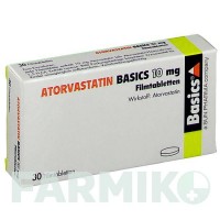 АТОРВАСТАТИН (ATORVASTATIN) 10 мг таблетки 30 шт - Аторвастатин BASICS