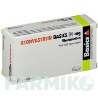 АТОРВАСТАТИН (ATORVASTATIN) 10 мг таблетки 50 шт - Аторвастатин BASICS